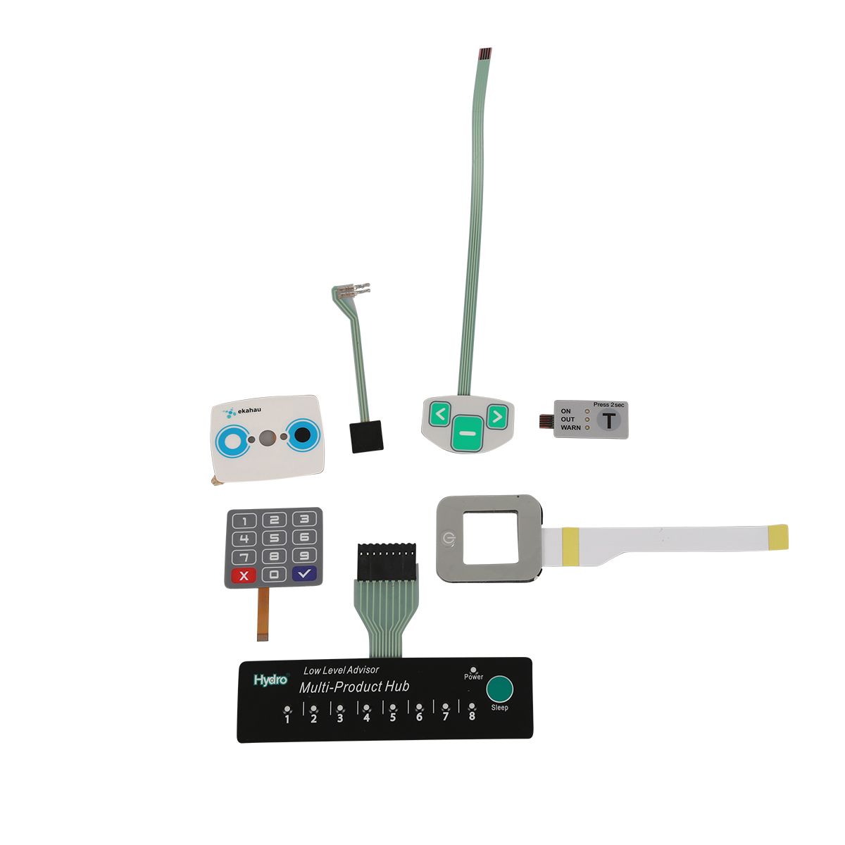 Overlay Print Flexible Circuit Keypads Membrane Control Switch