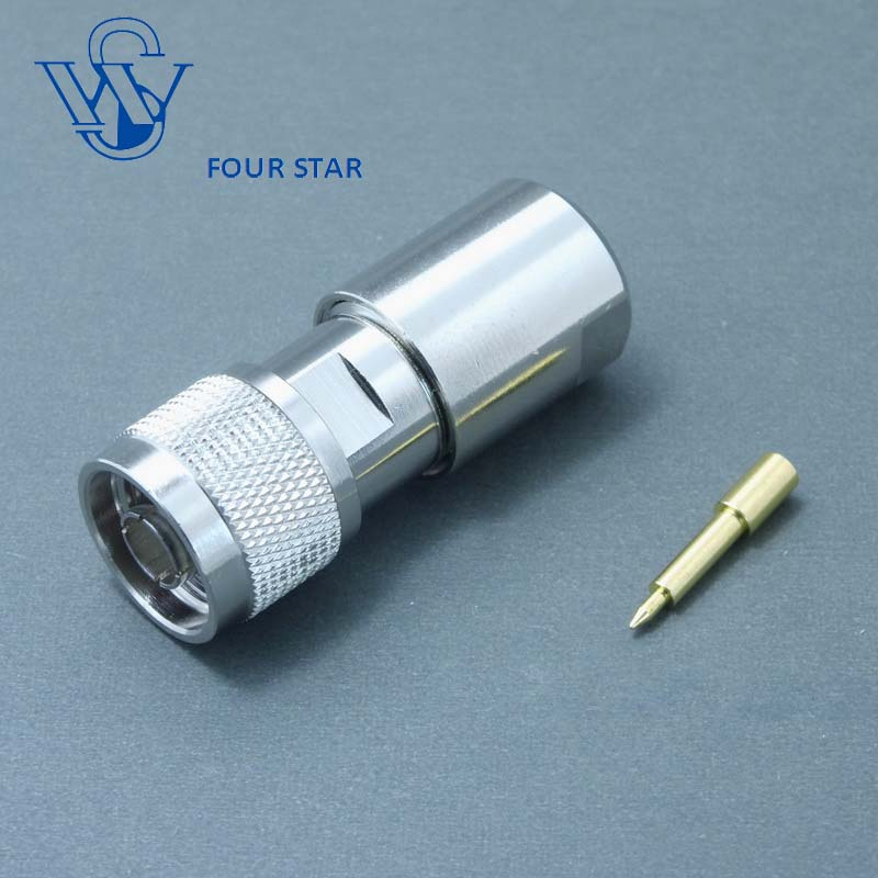 N Male Plug Clamp Connector for LMR400 Cable