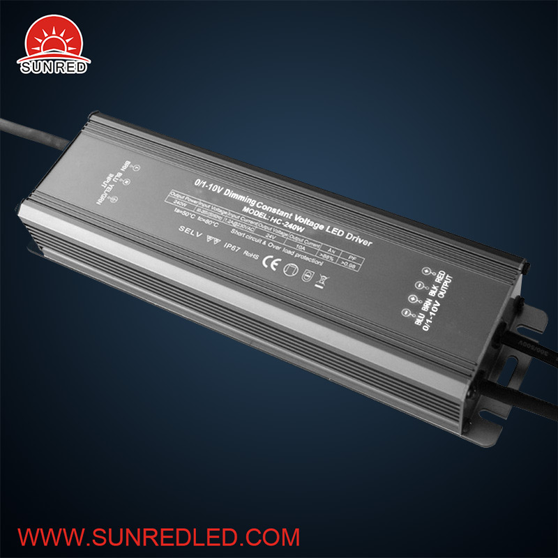 240watt Constant Current 0-10V Dimming LED Power Supply 40V 6A