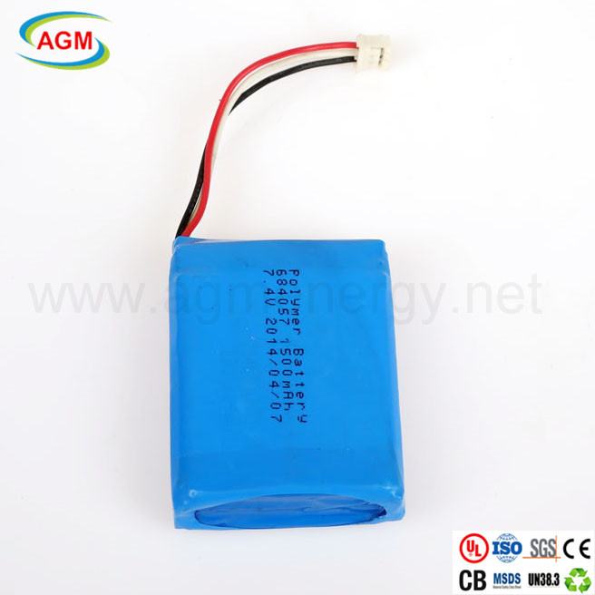 684057 1500mAh 7.4V Hot Lithium Battery