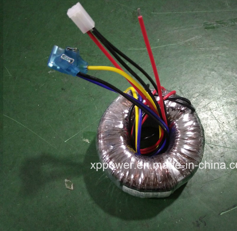 Toroidal Power Transformer with Connectors