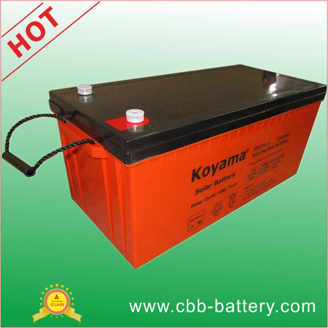 12V 200ah Deep Cycle Gel Solar Battery for Solar System
