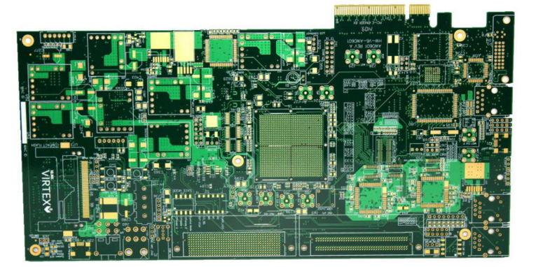 1.6mm 10 Layer PCB Board with Gold Finger for Industrial Control