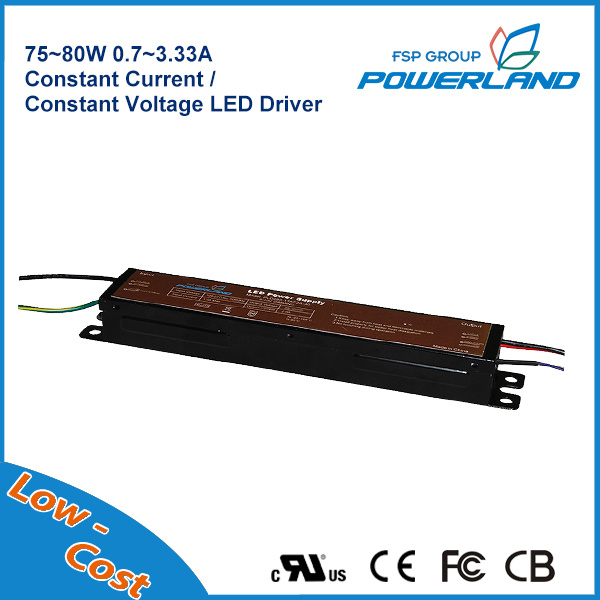75~80W 0.7~3.33A Constant Current / Constant Voltage LED Driver