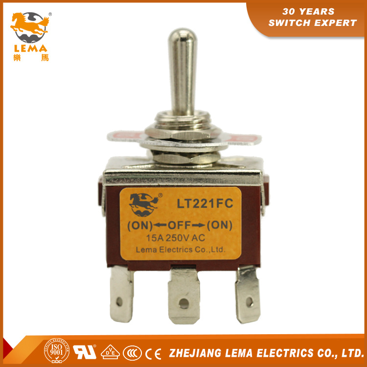 Lema Lt221FC Double Pole Quick Terminal Toggle Switch