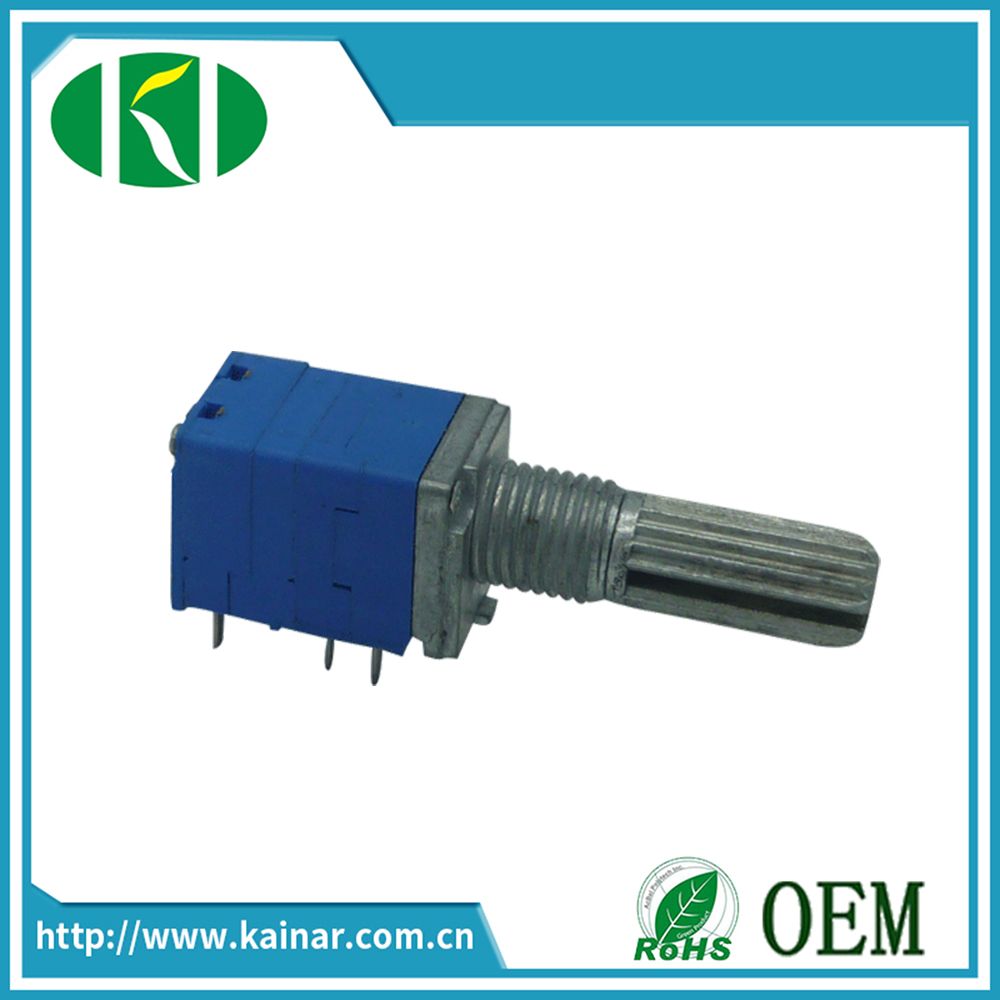 9mm Rotary Potentiometer Stereo with Switch B103 Potentiometer
