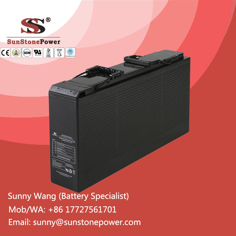 Deep Cycle Front Terminal Telecom Battery 12V 150ah AGM Battery