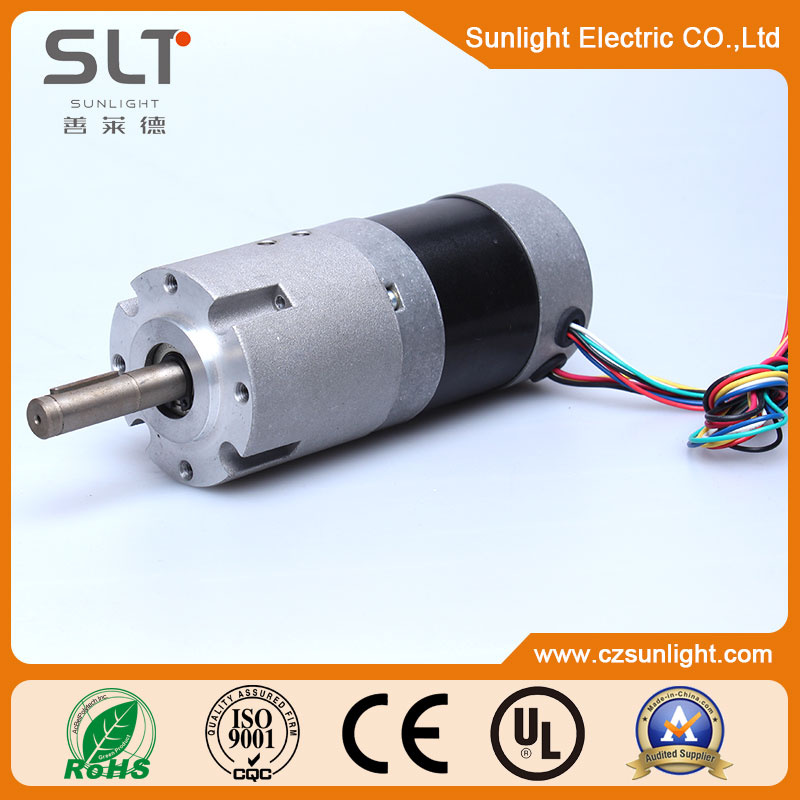 Electric Pm Excited DC Geared Motor with High Speed