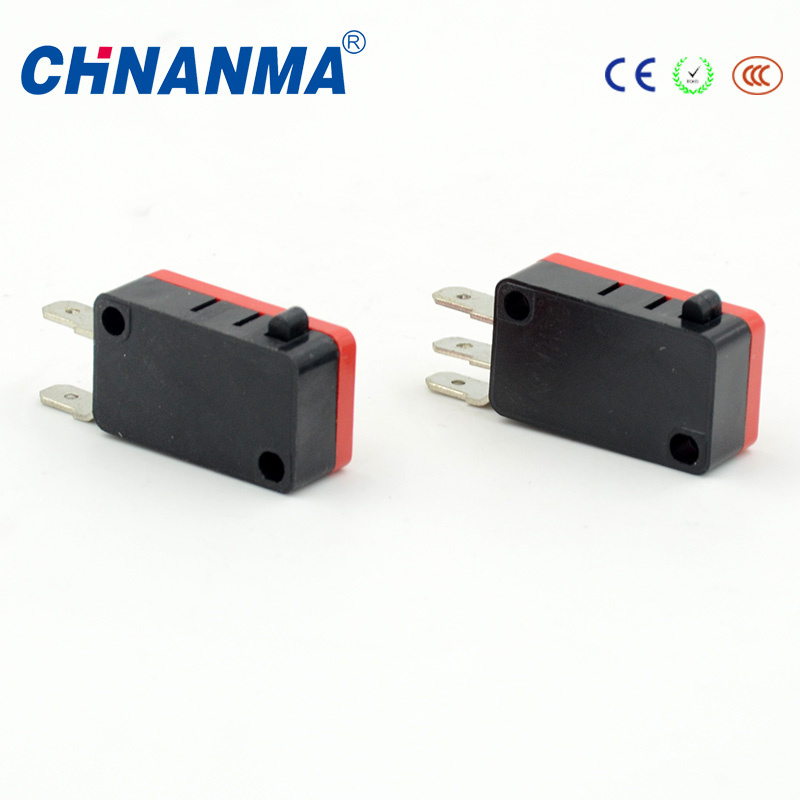 Long Hinge Lever 3 Pin Miniature Micro Switch 10A 250VAC