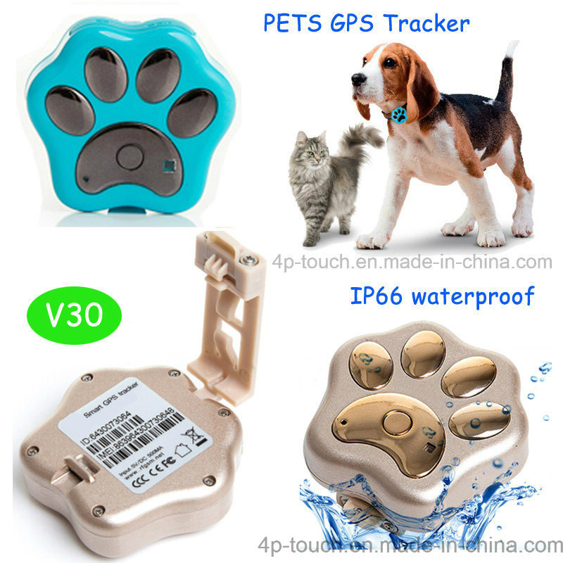 Mini 2G GSM Network GPS Tracker for Pet/Dogs/Cats (V30)