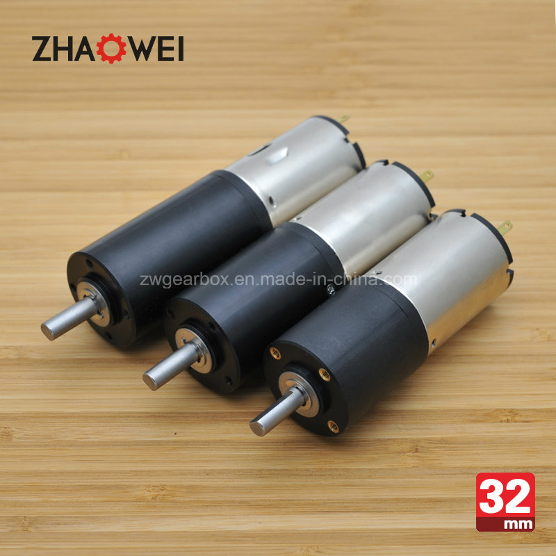 12V 32mm Low Power High Torque Small Gear Motor