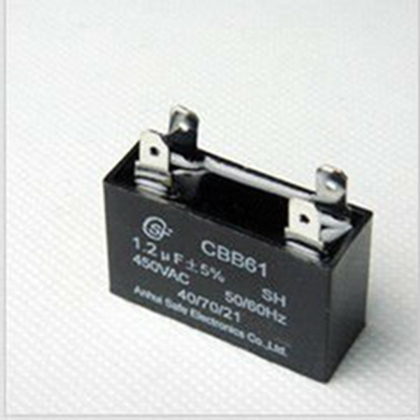 Wire Electric Fan Capacitor Cbb61 370VAC 11UF