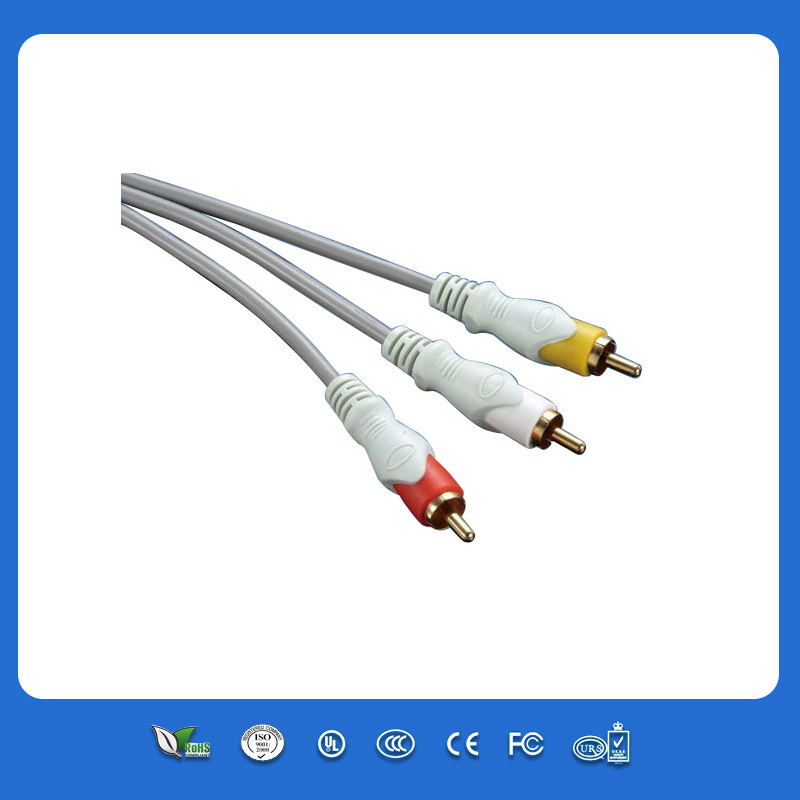 3.5mm Male Plug to 2 RCA Audio Cable