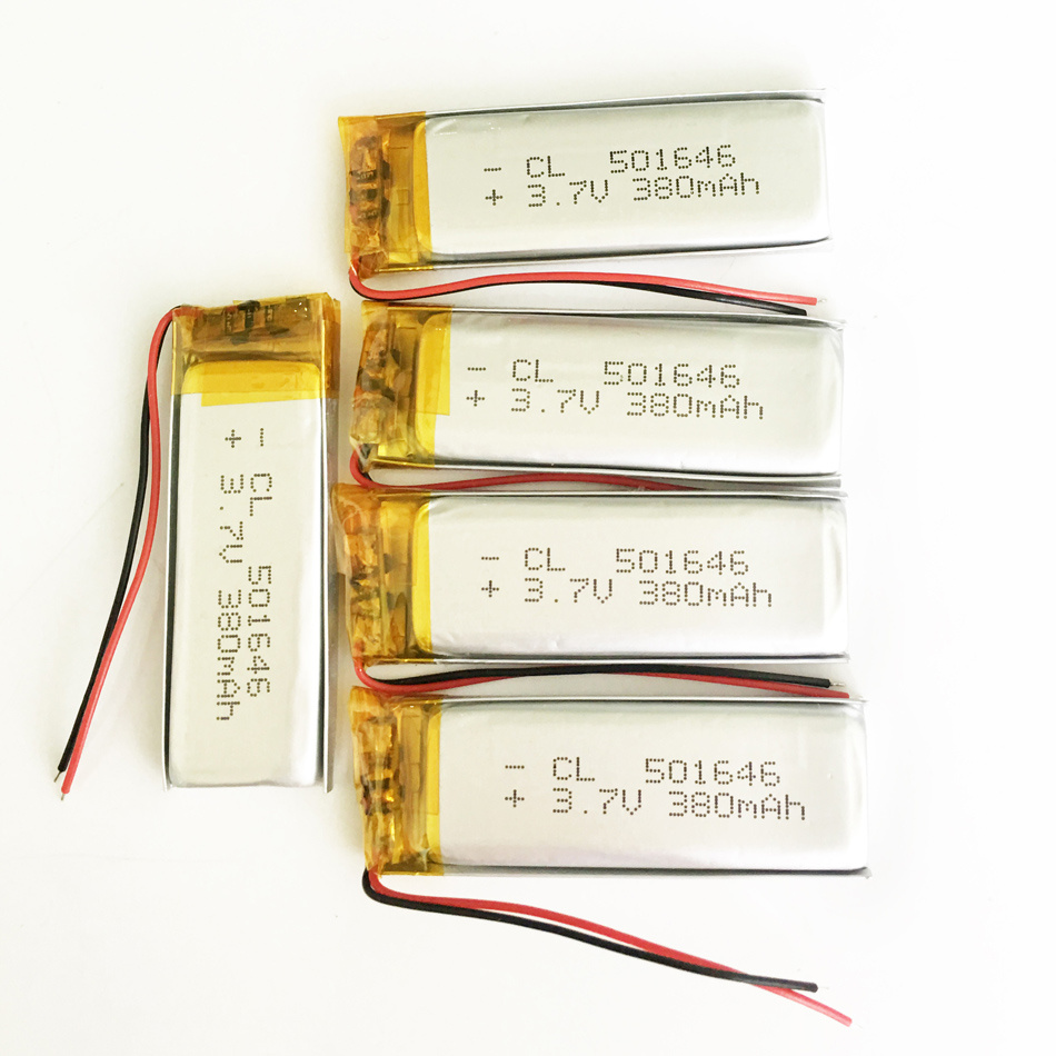 3.7V 380mAh Li-Po Rechargeable Battery for DVD Camera Bluetooth Camera