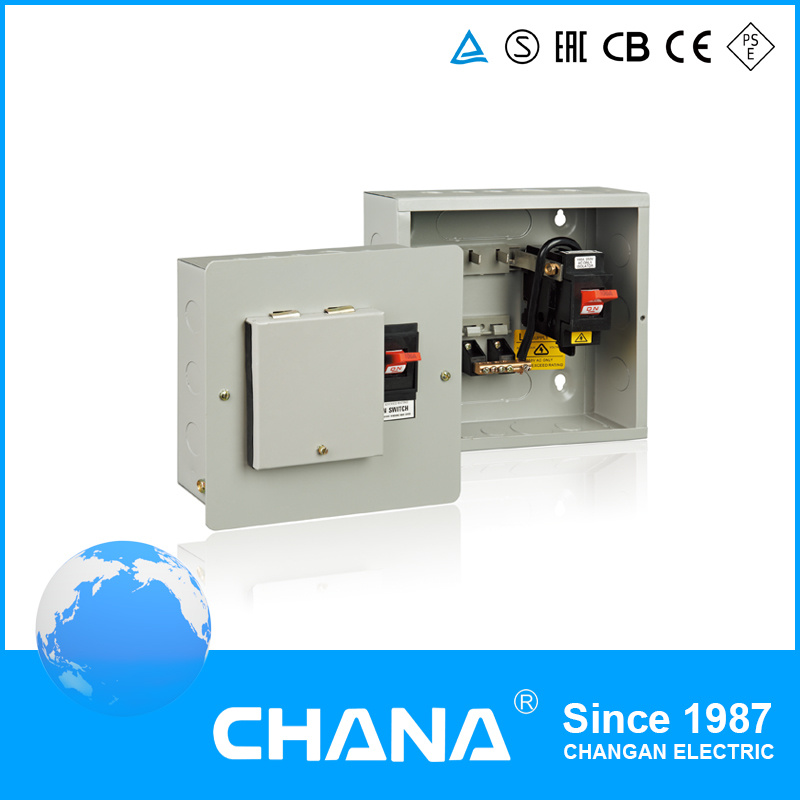 Electrical DIN Rail Single Phase 4way 3phase Distribution Board