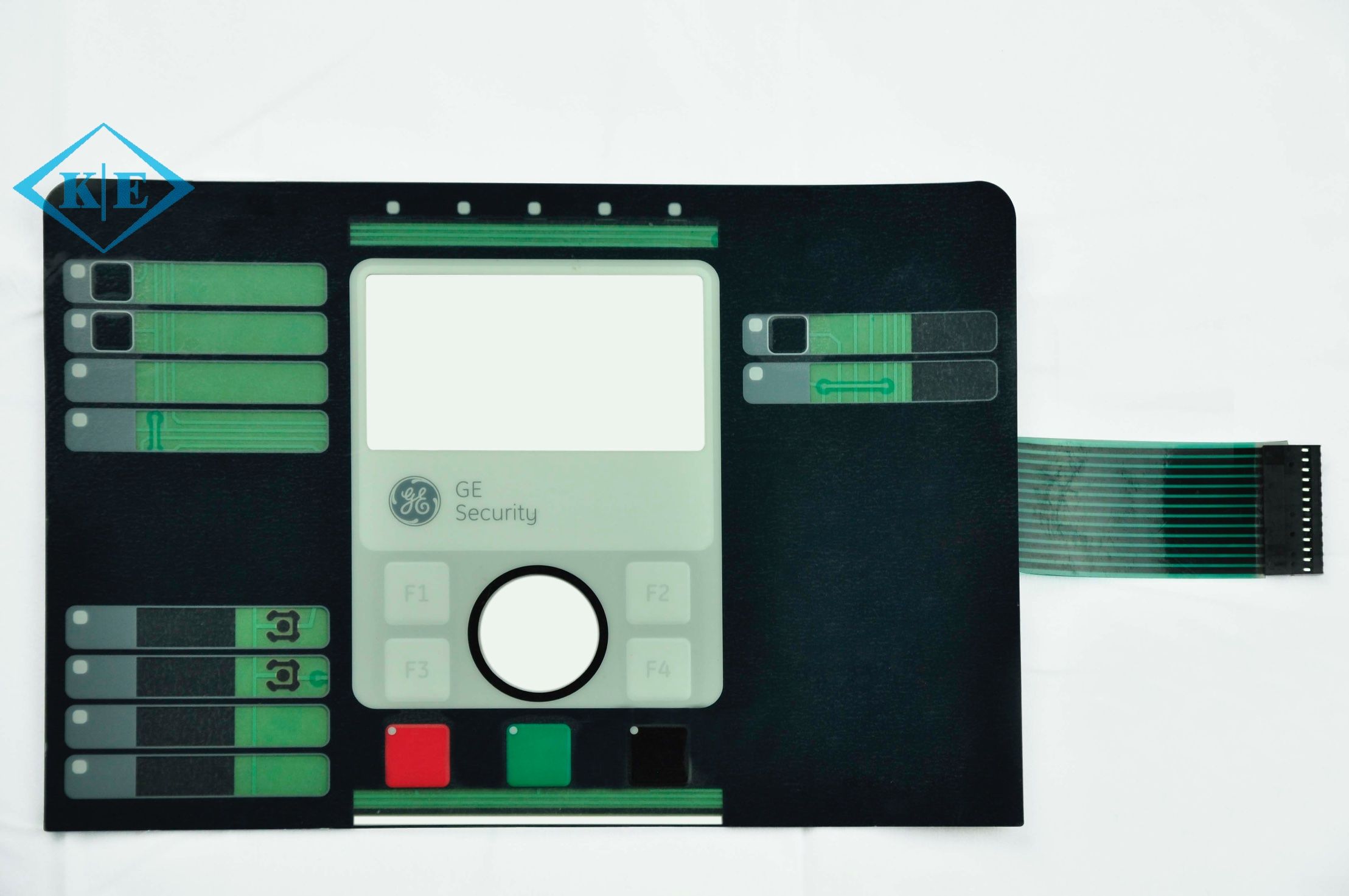 Ge Anti-Static Non-Tactile Membrane Switch with LED Control for Security