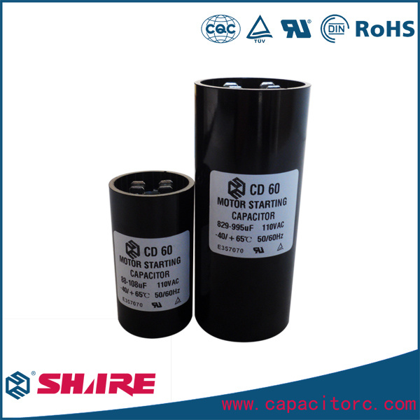 Start Capacitor CD60 Type with Bakelite Shell Capacitor