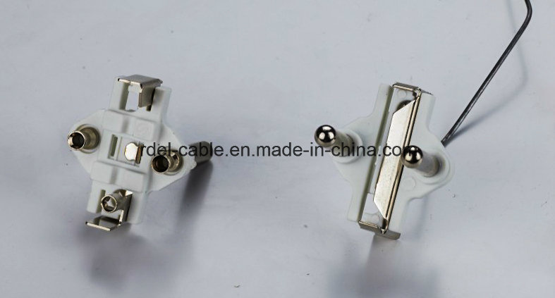 Screw Korea Plug Insert with RoHS Certification Black Colour