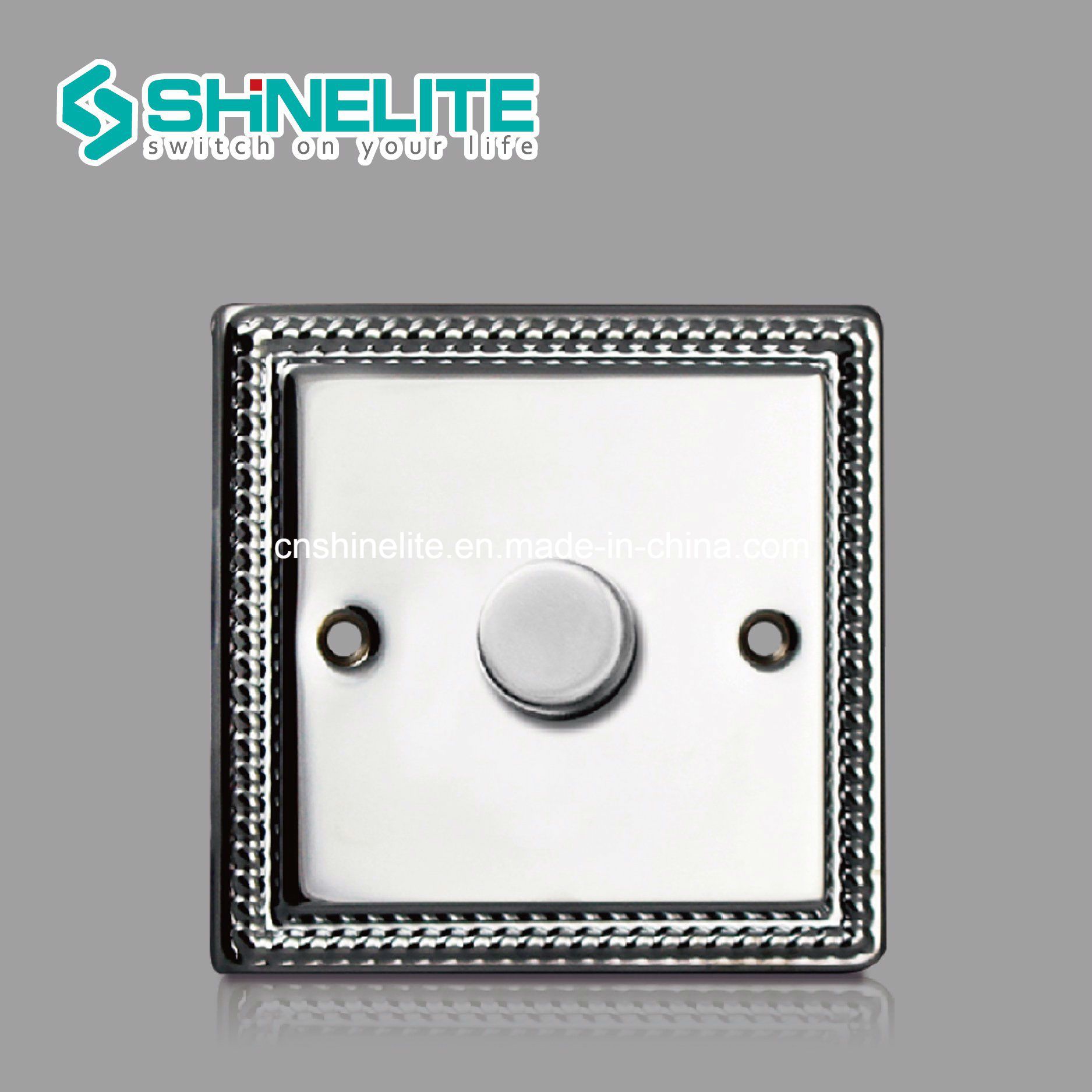Ce Certificate British Standard 250W Light Dimmer Switch