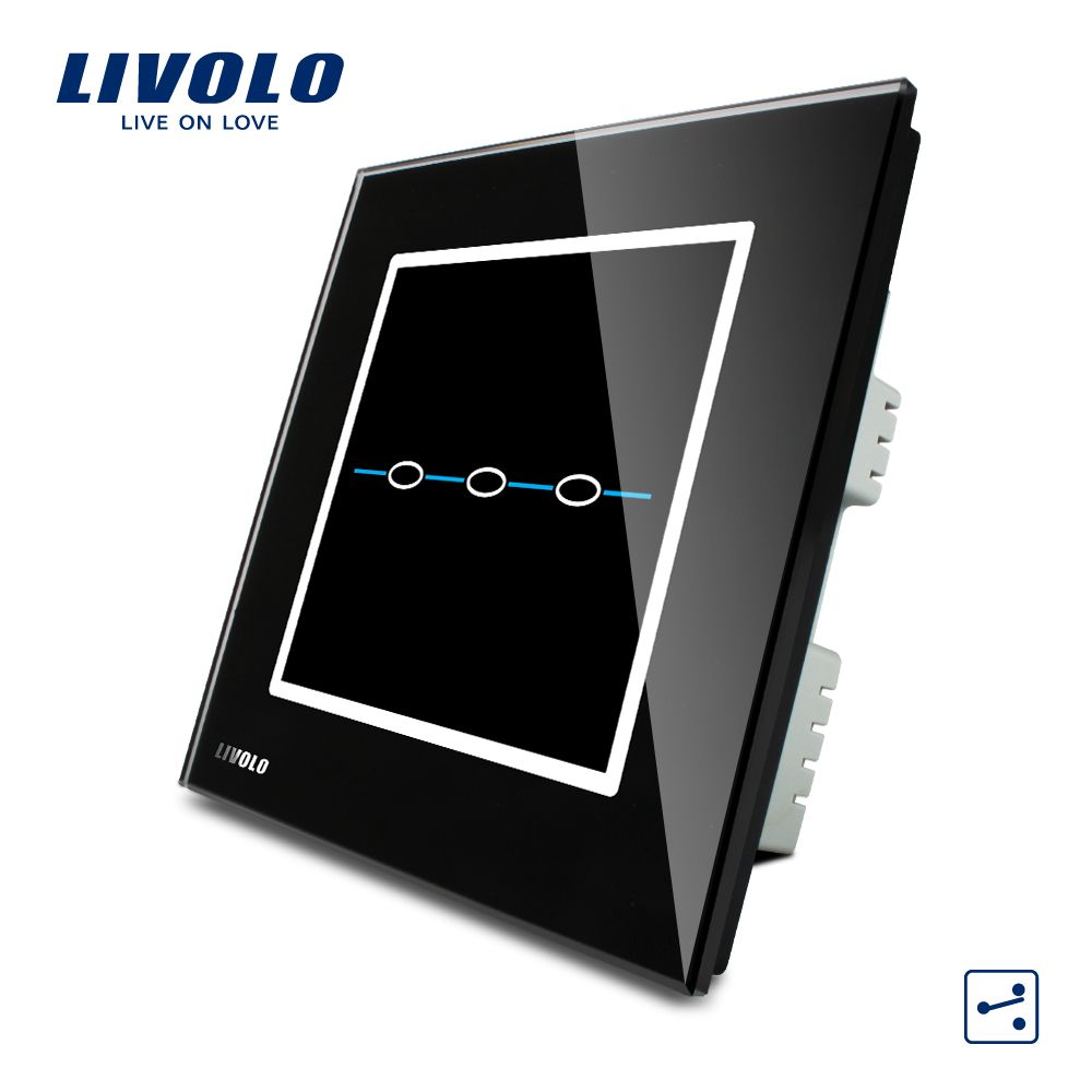 Touch Screen Bedroom 3 Gang 2 Way Smart Switch Vl-303s-31/32