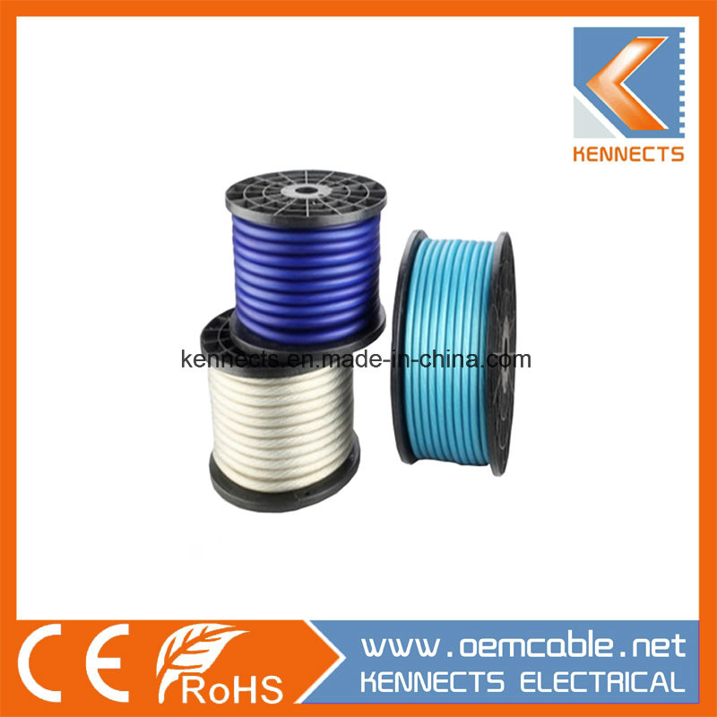 Plastic Reel Packing Transparent Car Battery Wire 4AWG Wire
