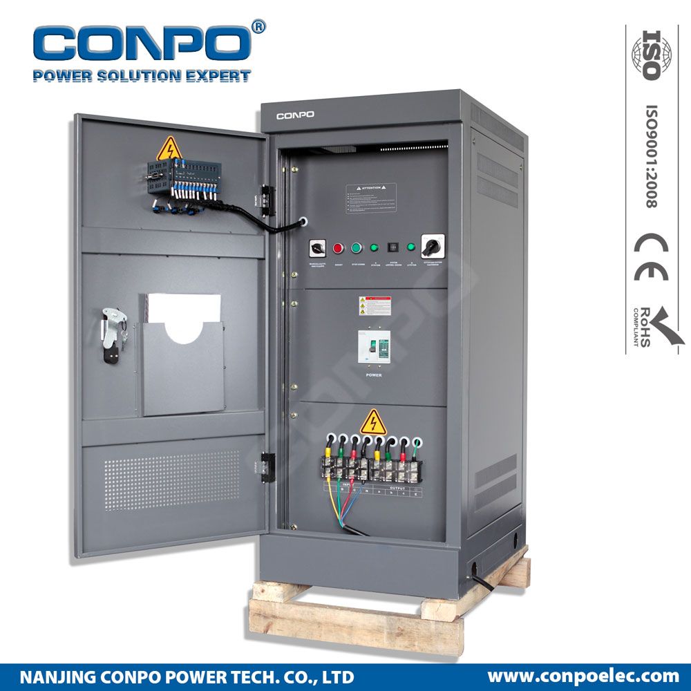 SBW-80kVA New Style, 3phase Industrial-Grade Compensated Voltage Stabilizer/Regulator