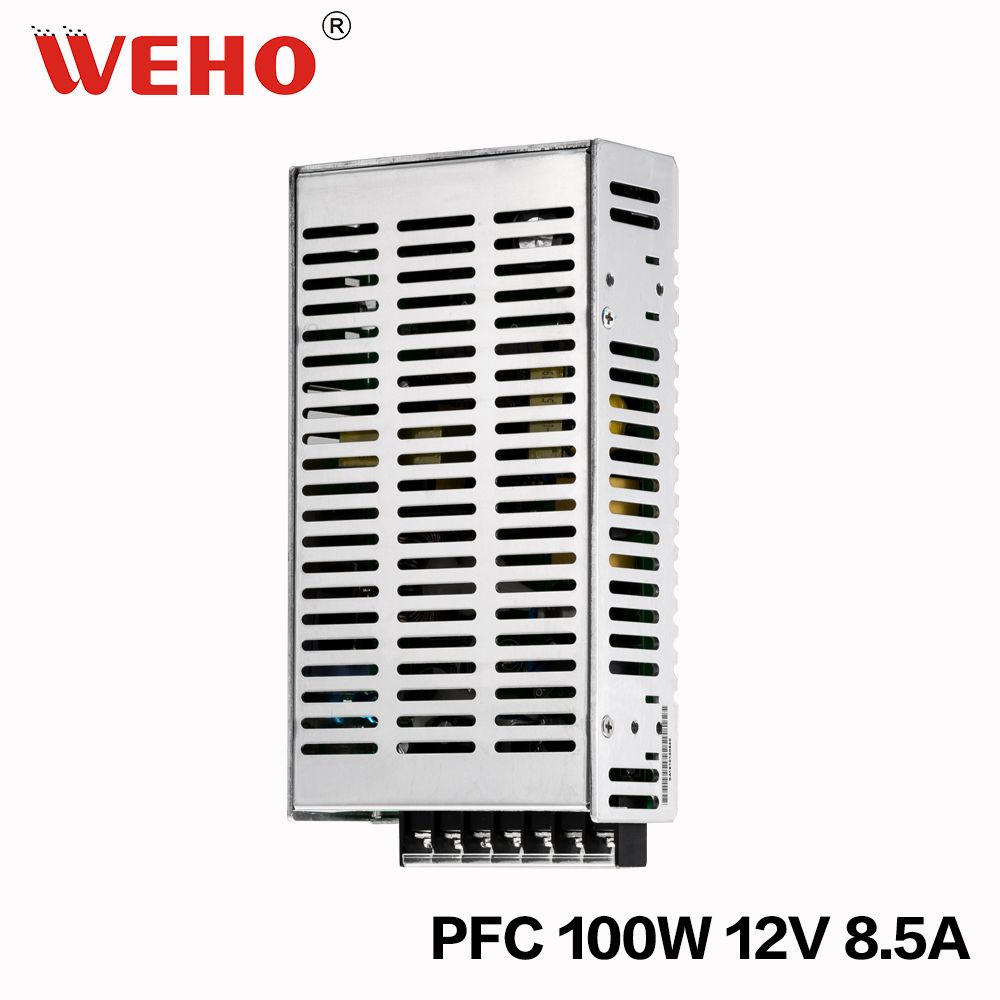 WEHO High Power Factor 8.5A 12V DC Power Supply (SP-100-12)
