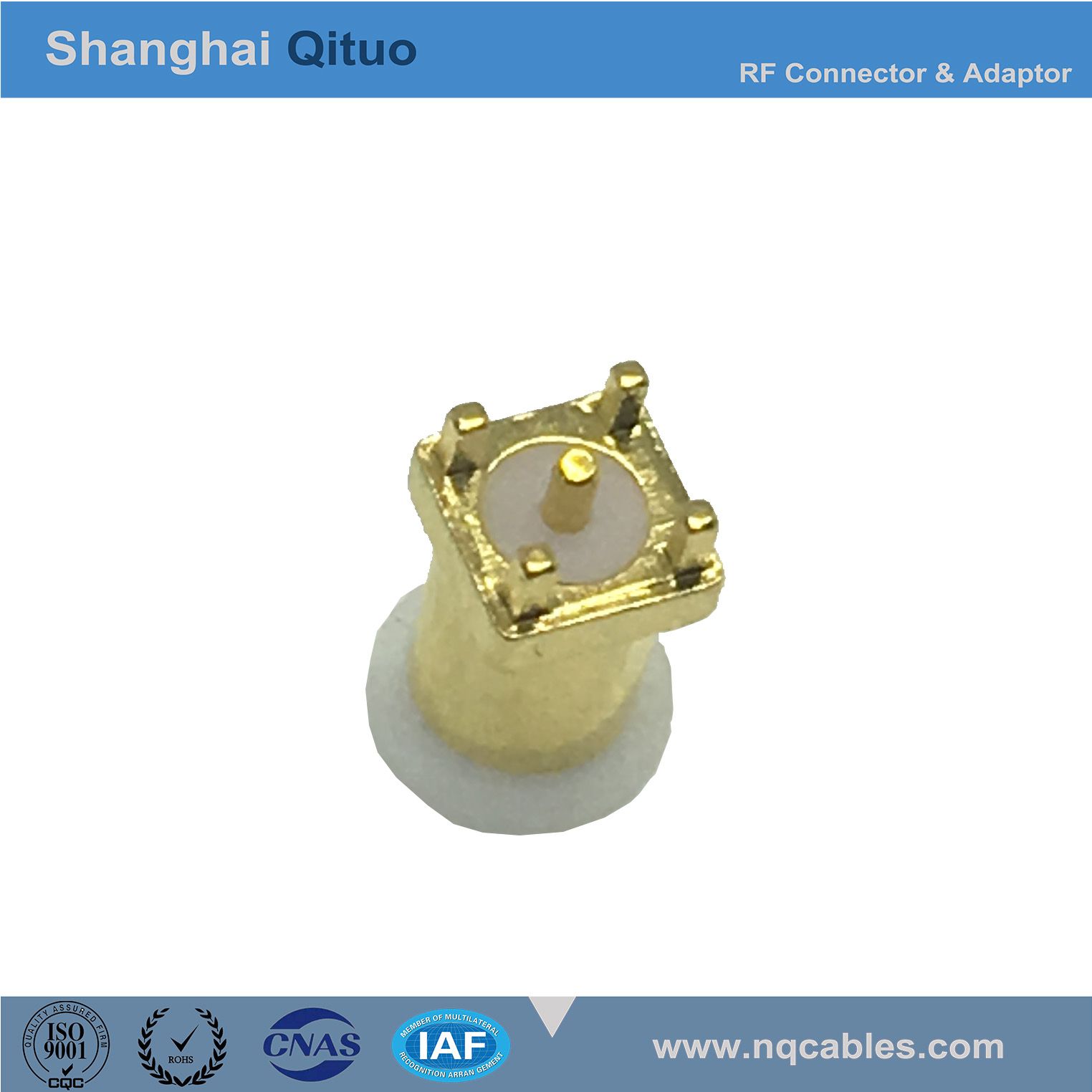 RF Connector MMCX Straight Female Jack End-Launch (MMCX-KE small)