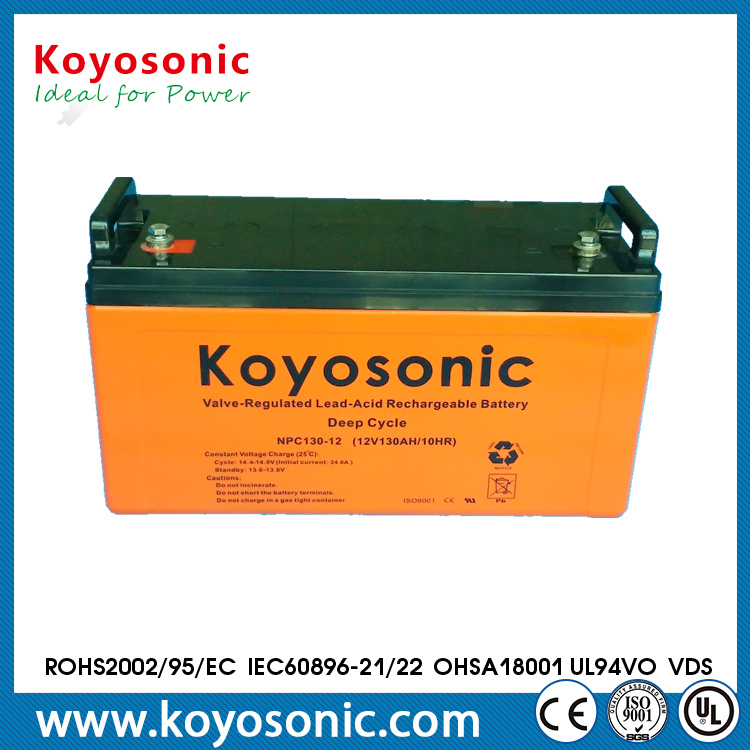 12V 180ah Deep Cycle Battery AGM Battery for Solar & Wind System