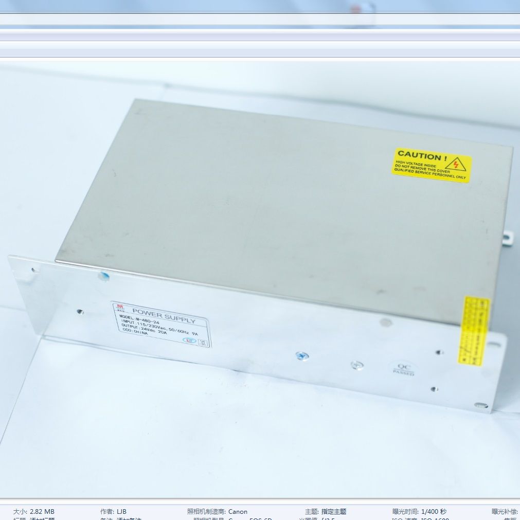 Single Switching Mode Power Supply 24V 20A 480W