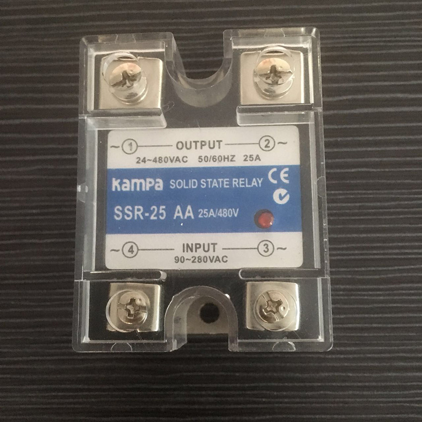 SSR-25AA 24-480VAC to 90-280VAC Solid State Relay