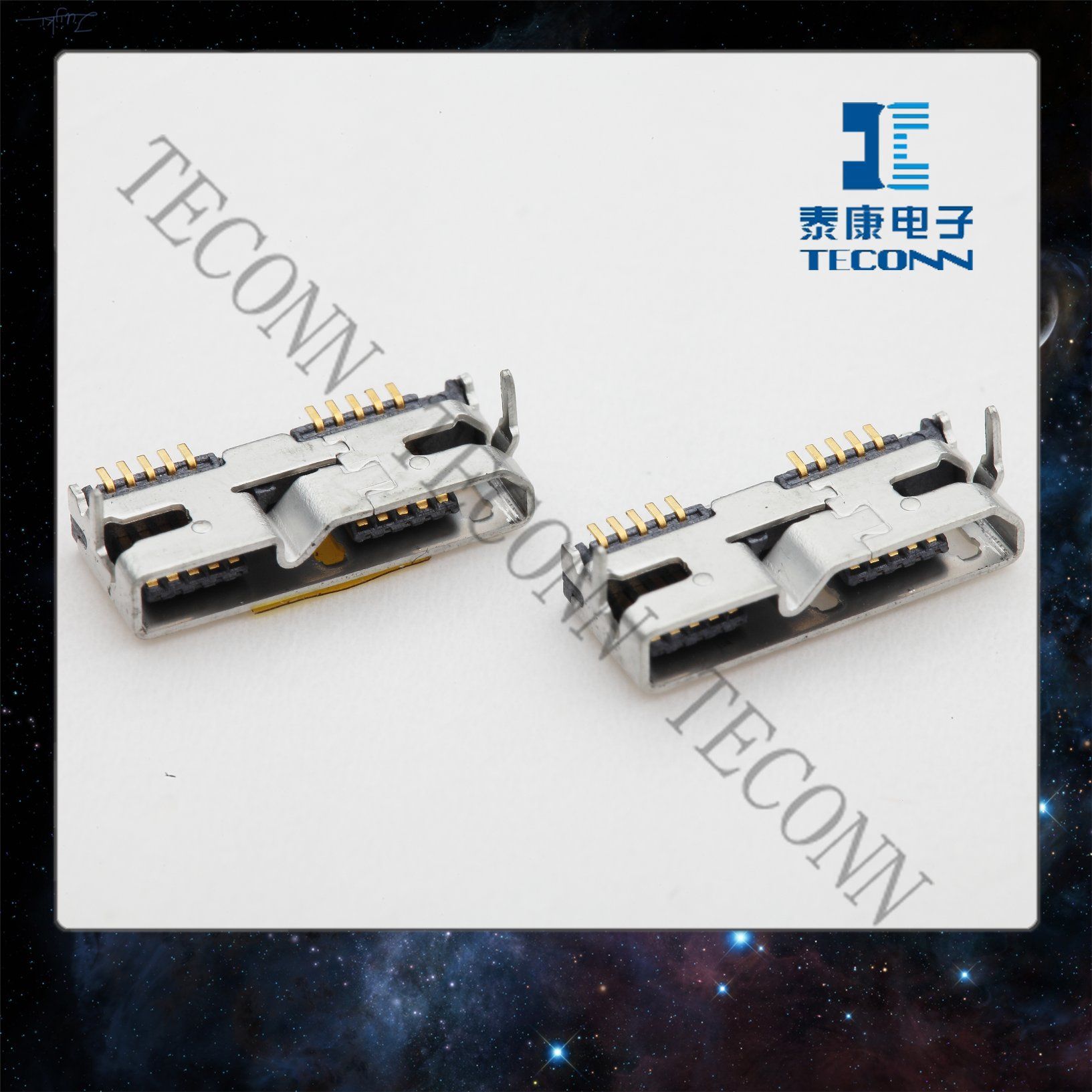 USB 3.0 Micro-B Receptacle Connector 1004