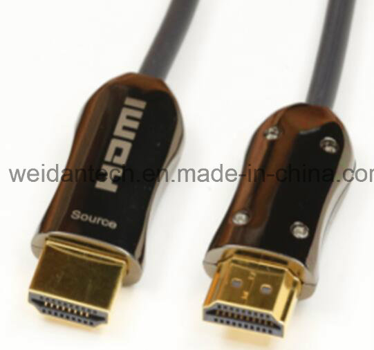 0-150meter Optical Fiber Optic HDMI Cable with Aoc Chip