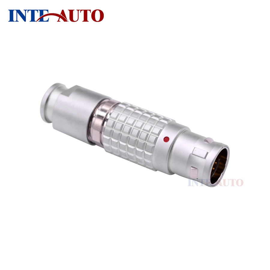 ODU Compatible Metal Auto Locked Electronic Cable Connector