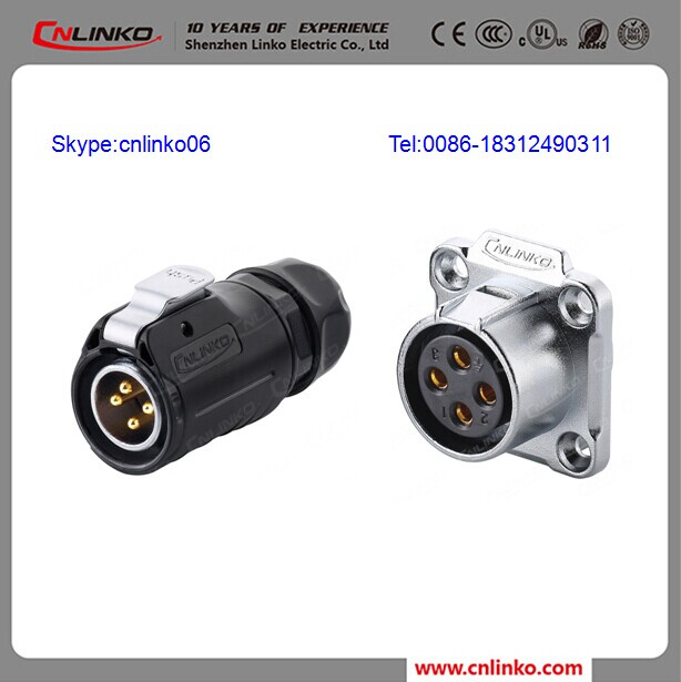 AC DC Power Adapter 4 Pin Circular Power Connector