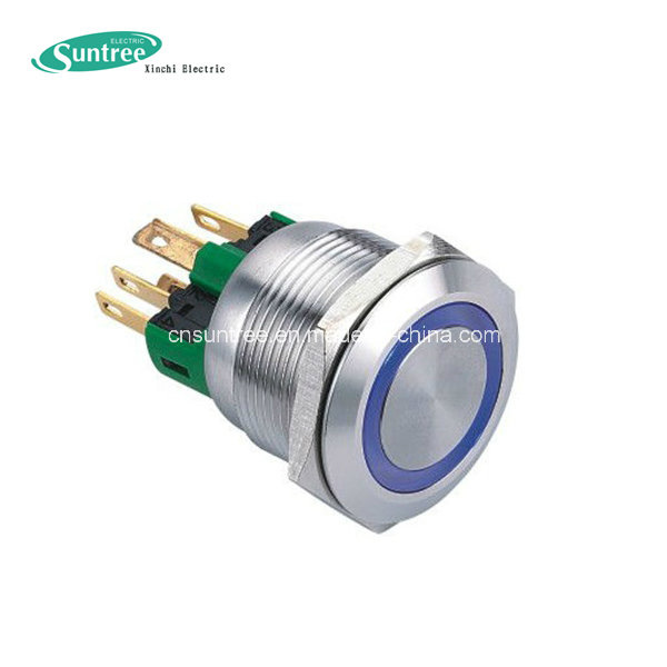 22mm Stainless Steel Electronic Push Button Switches Momentary
