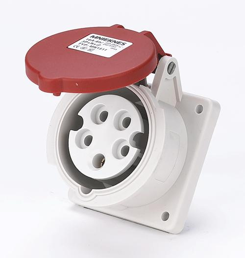 16A 3P+N+PE IP44 Panel mounted socket (MN1531)