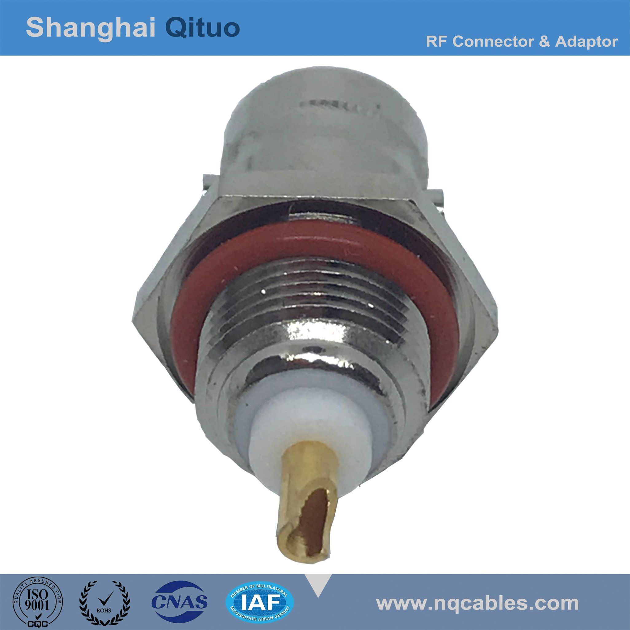 RF Connector BNC Straight Female Jack End-Tooth 50ohm (BNC-50KY)