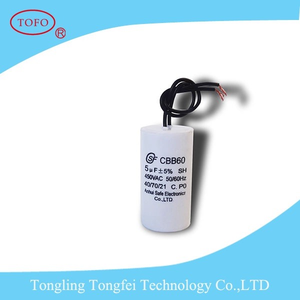 5UF 350VAC Motor Start Capacitor Cbb60