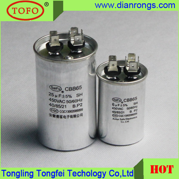 Best Sale Cbb65 Air Conditioning Capacitor 35UF