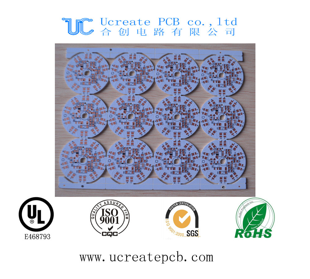 HASL OSP LED PCB Printed Circuit Board with Aluminum Metal Core
