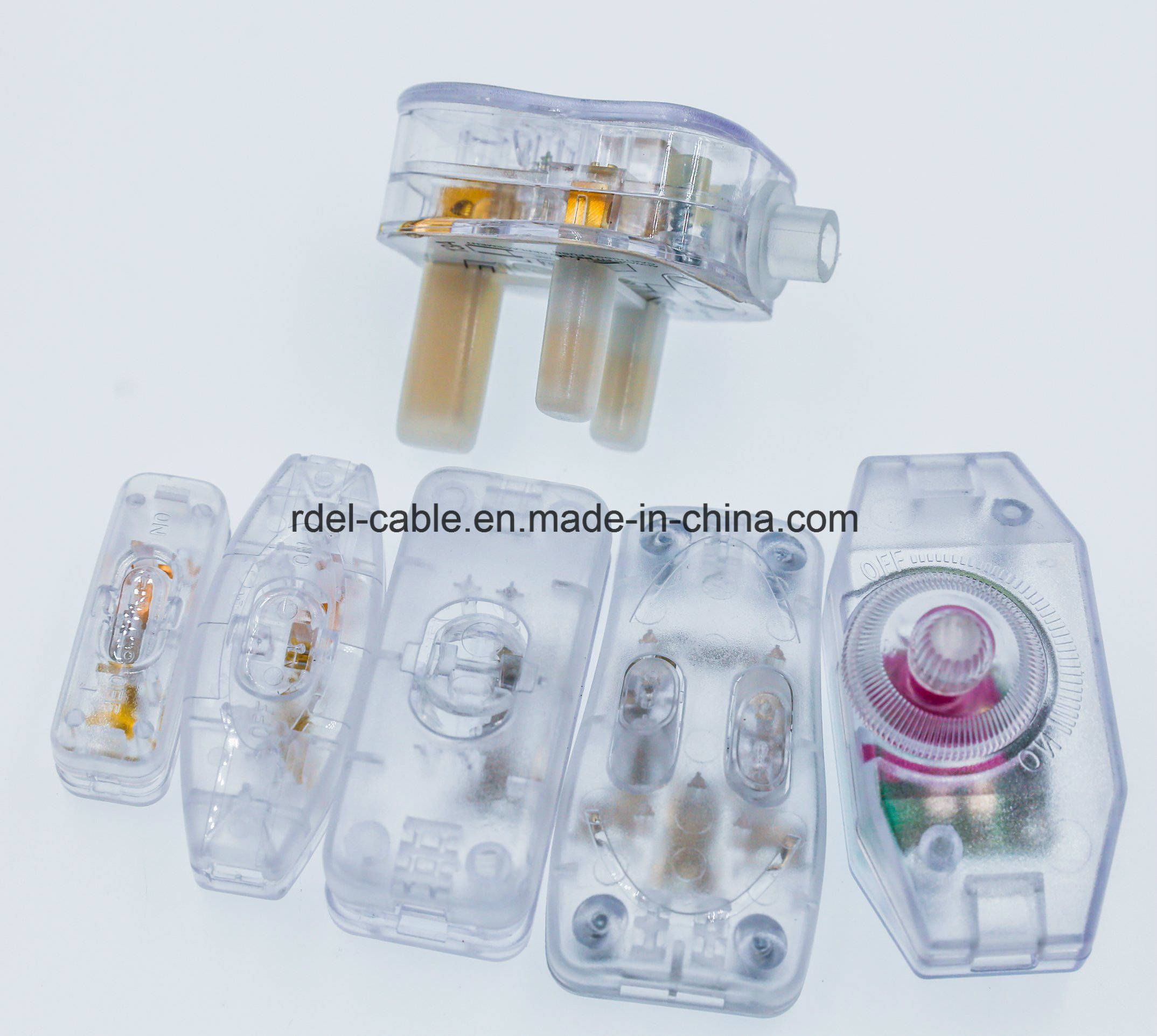Transparent Colour Switch Line on off Rocker Switches with Ce, RoHS UL 303 304 317