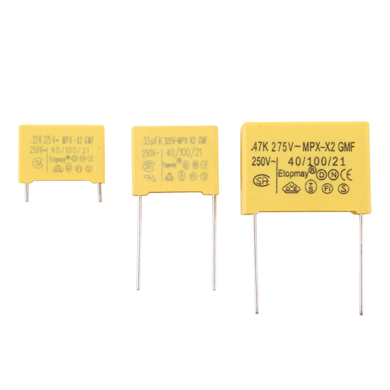 0.1UF 305V Metallized Polypropylene Film X2 Capacitor