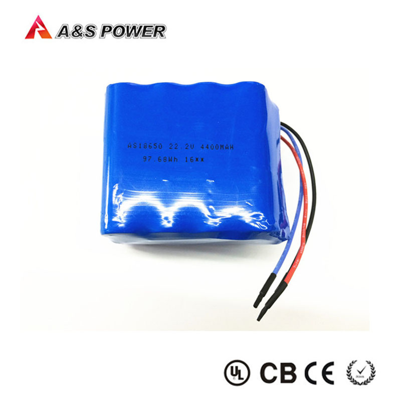 Customized 22.2V 4400mAh 18650 Rechargeable Li-ion Battery Pack for Speaker
