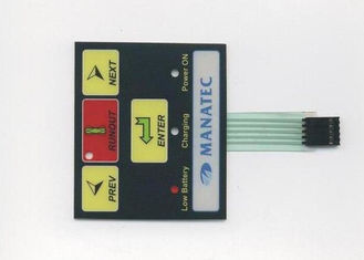 Waterproof Embossed Backlit Membrane Switch Touch Panel for Control Board