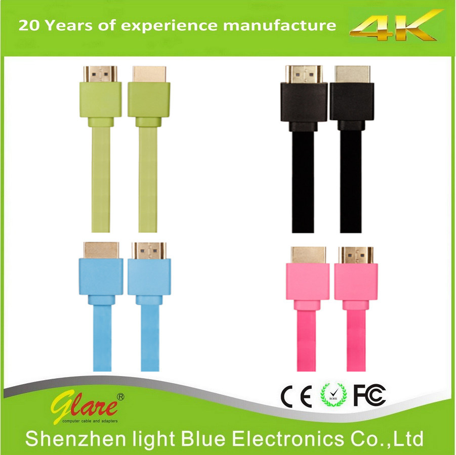 Colorfull Flat HDMI Cable 1.8m with Good Price