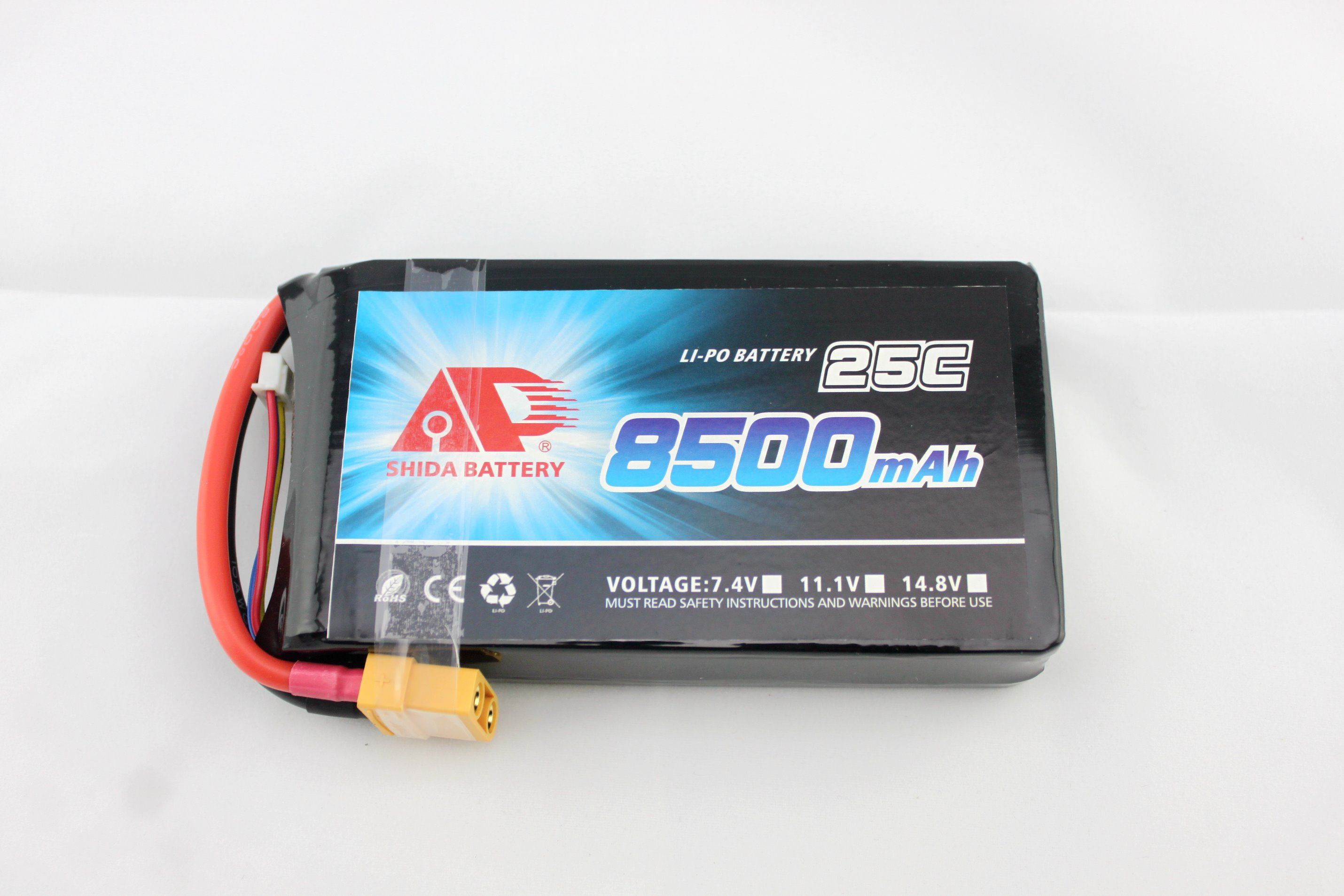 8500mAh 11.1V Lithium Polymer Battery for Uav Multicopter