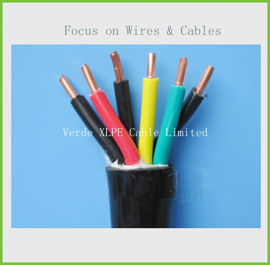 Flexible Multicore PVC Insulated Electric Cable Control Cable