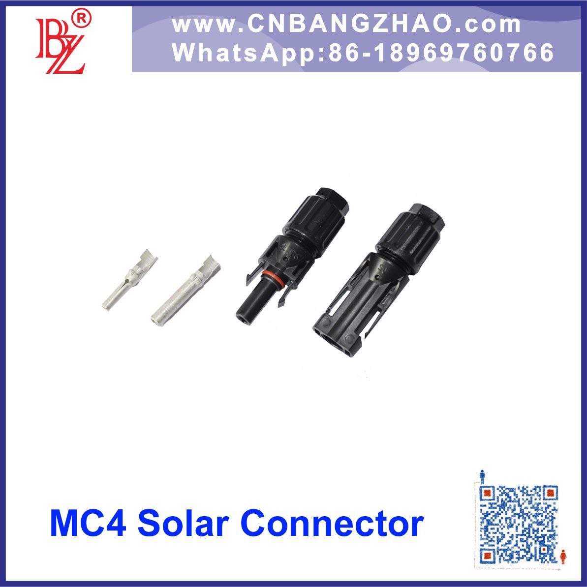 Male and Female PV Module Mc4 Connector for Phoectricicy System