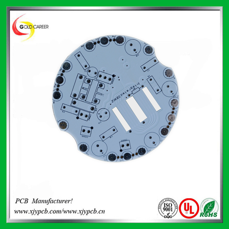 White Solder Mask Aluminum Base PCB for LED Light